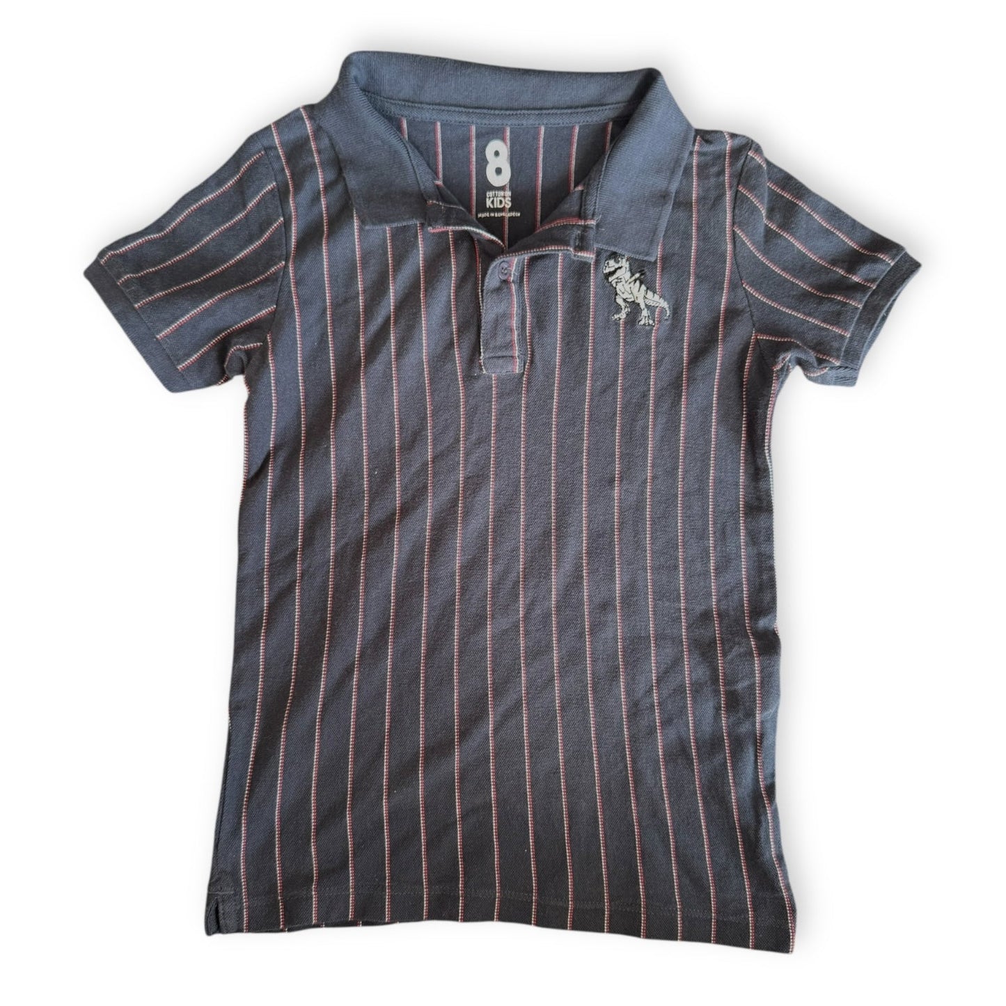 Dinosaur Polo Shirt - Size 8 - Cotton on Kids