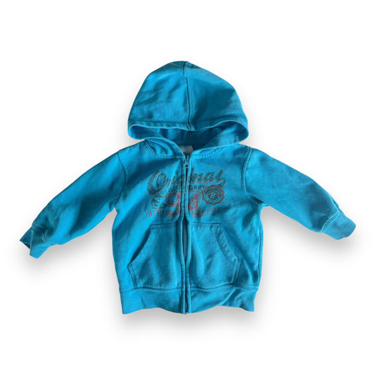 Blue hooded Jacket