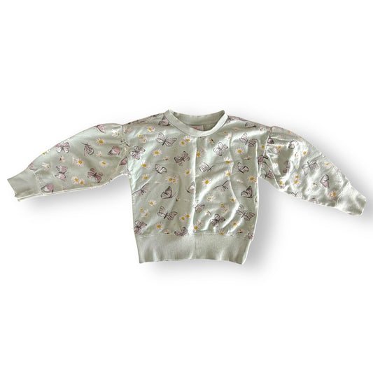 Butterfly Daisy Mint Crew Neck Jersey - Size 5