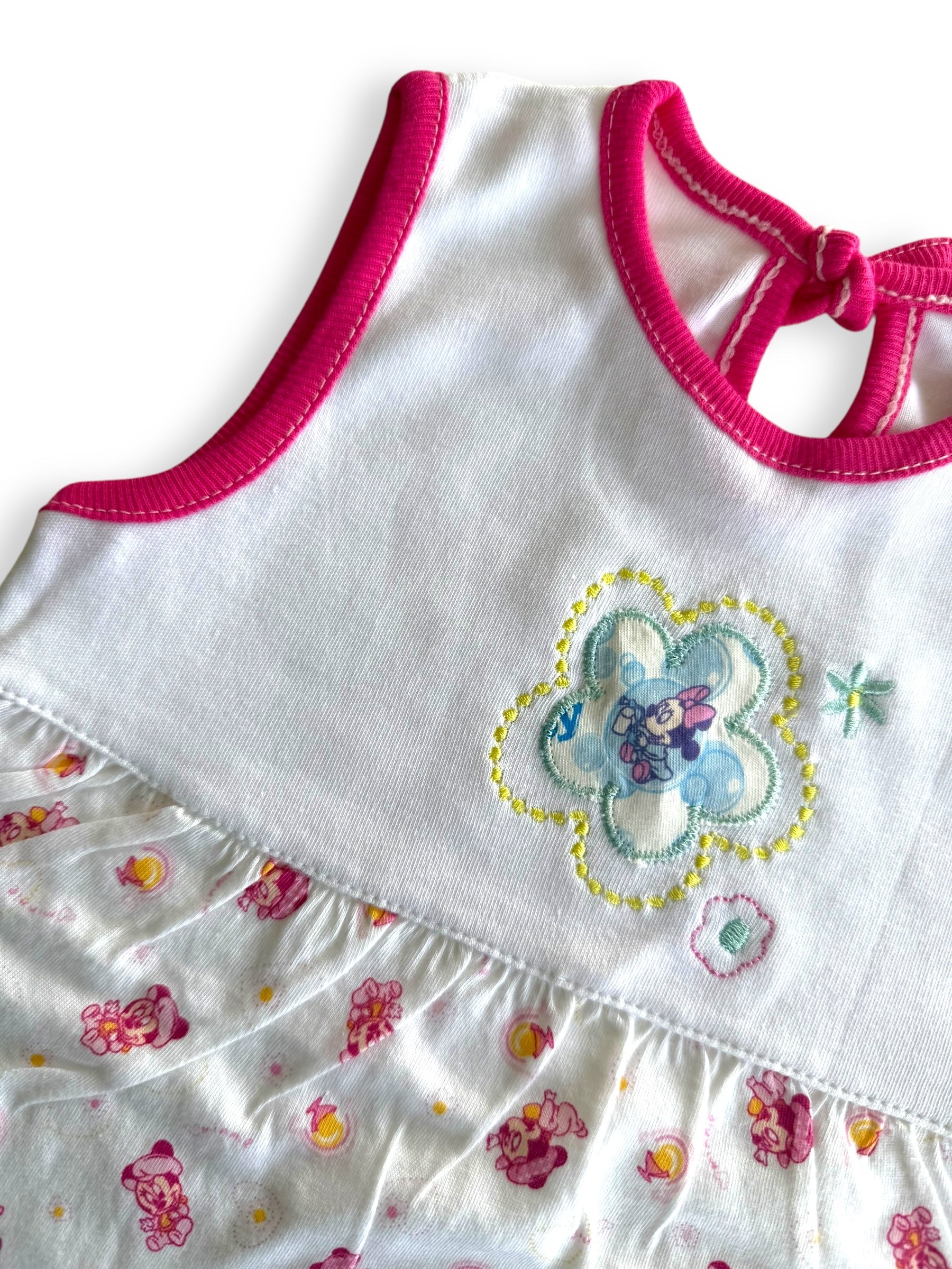 Vintage Look Summer Dress Minnie Mouse - 9-12m