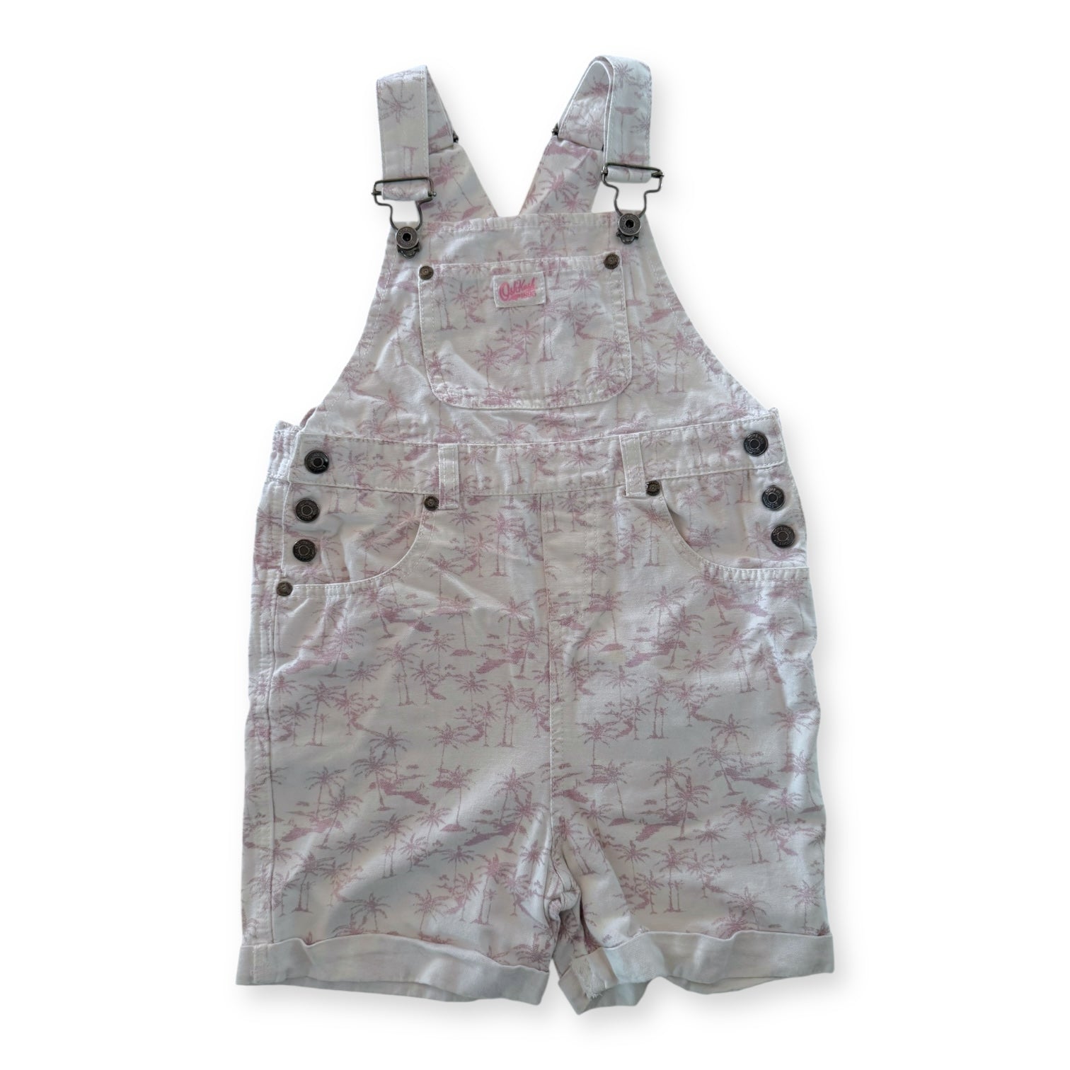 OshKosh Palms Shortalls- Size7-7