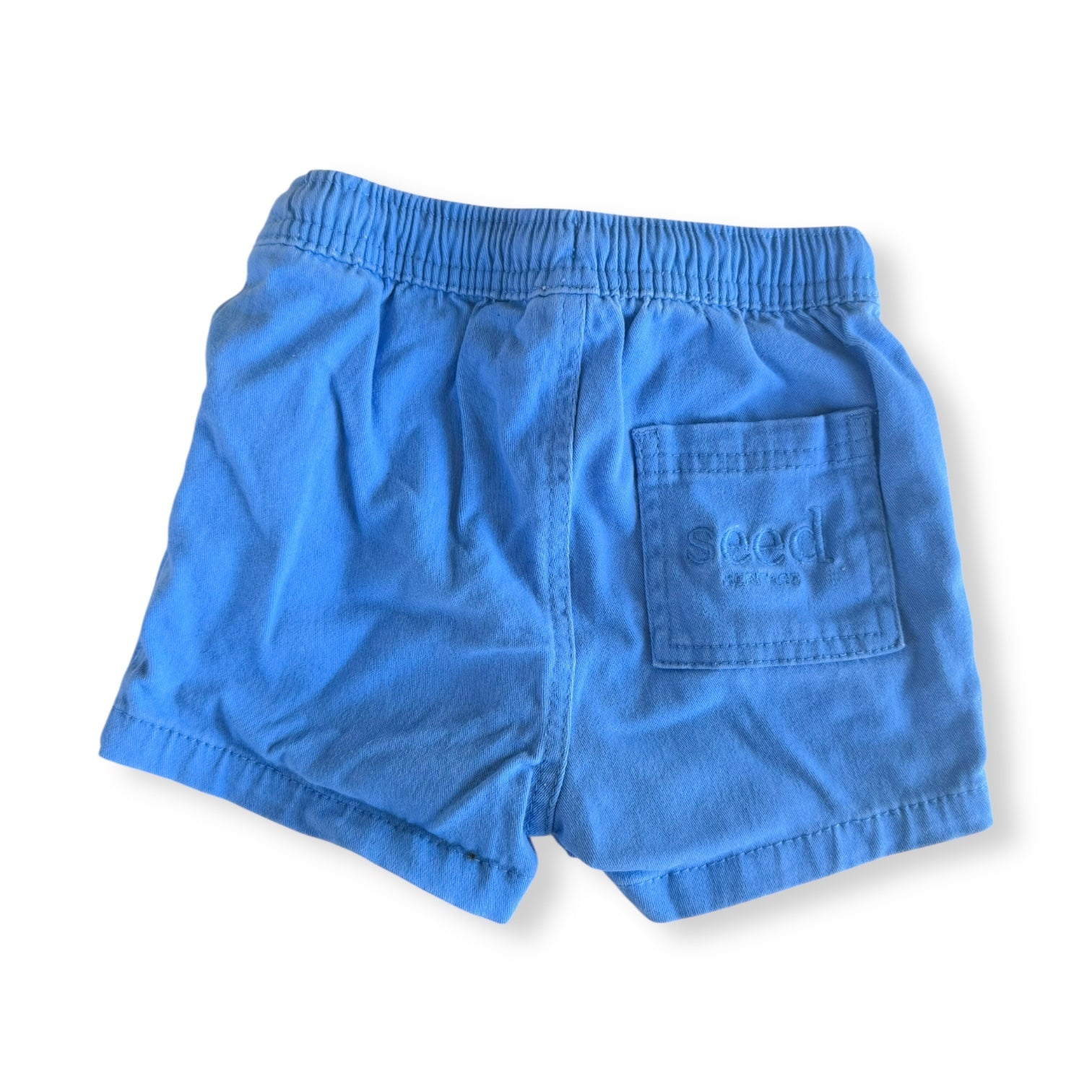 Seed Heritage Blue Shorts - 6-12m