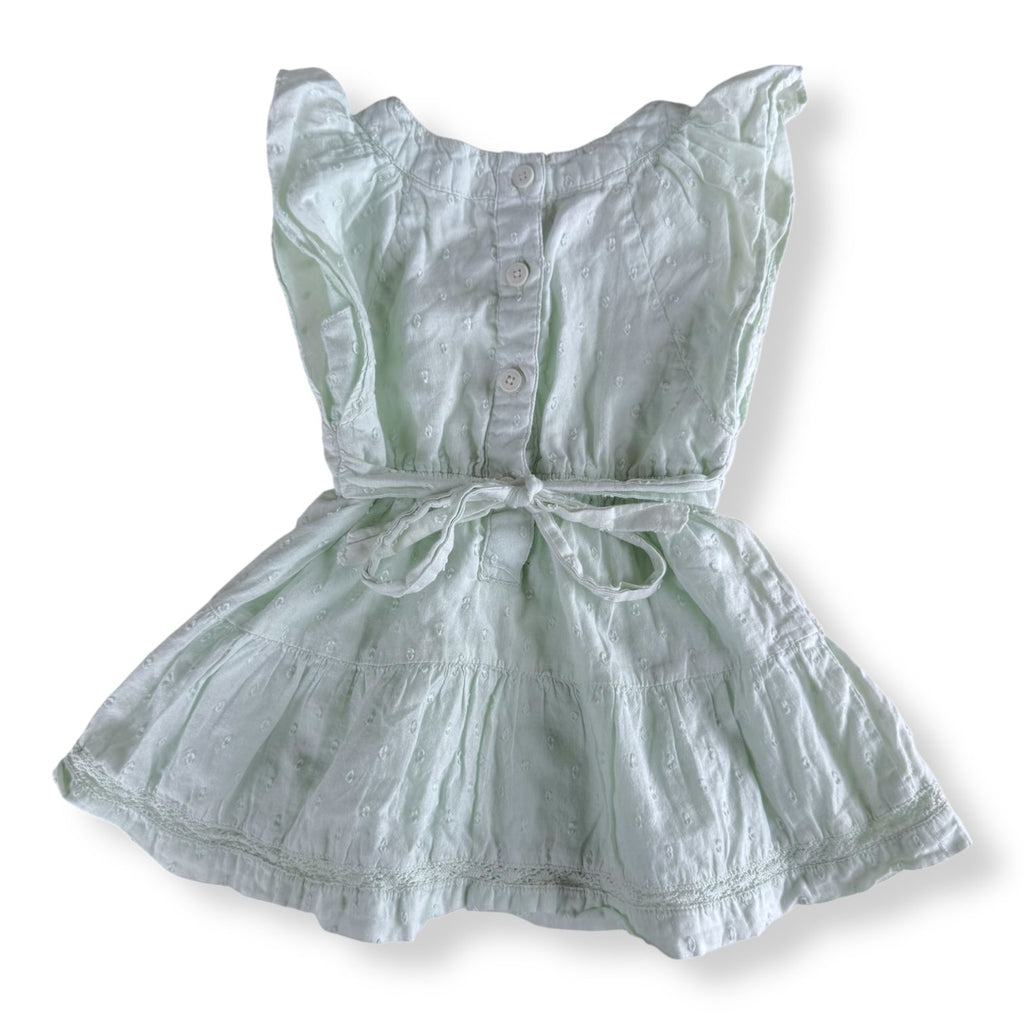 Light Green Dress - 6-9m