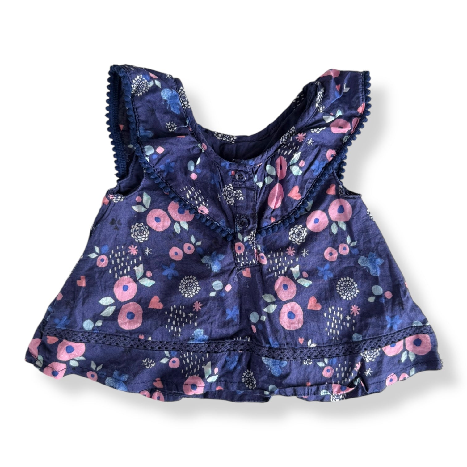Dymples Floral Top - 3-6m