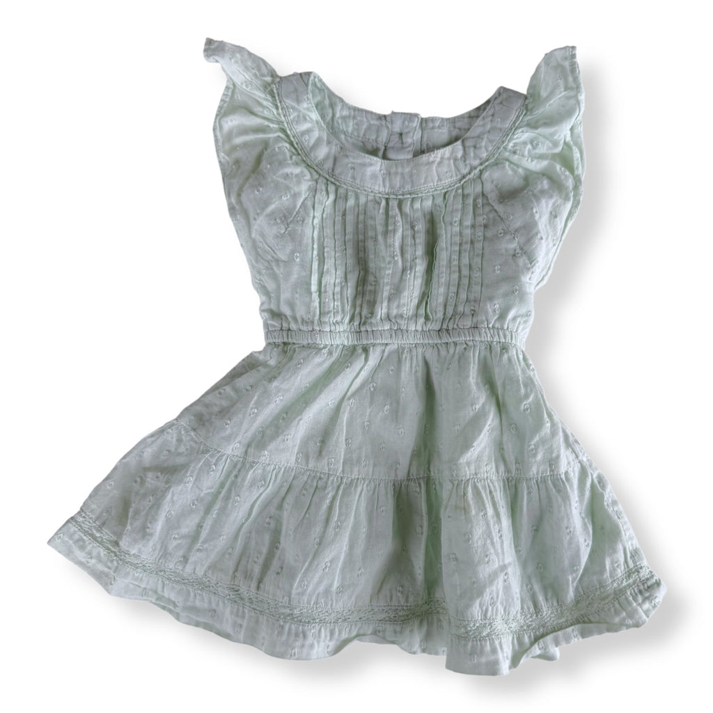 Light Green Dress - 6-9m