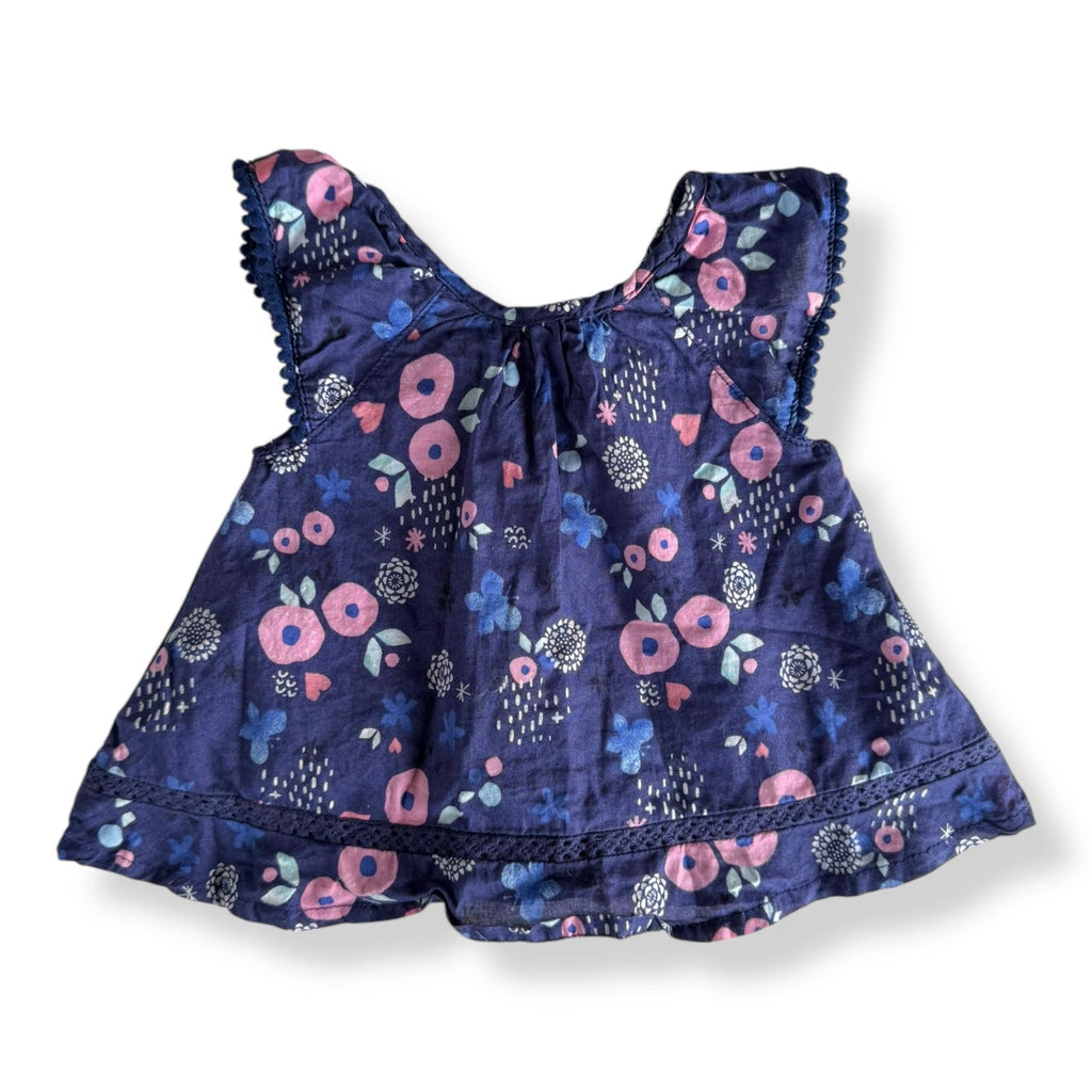 Dymples Floral Top - 3-6m