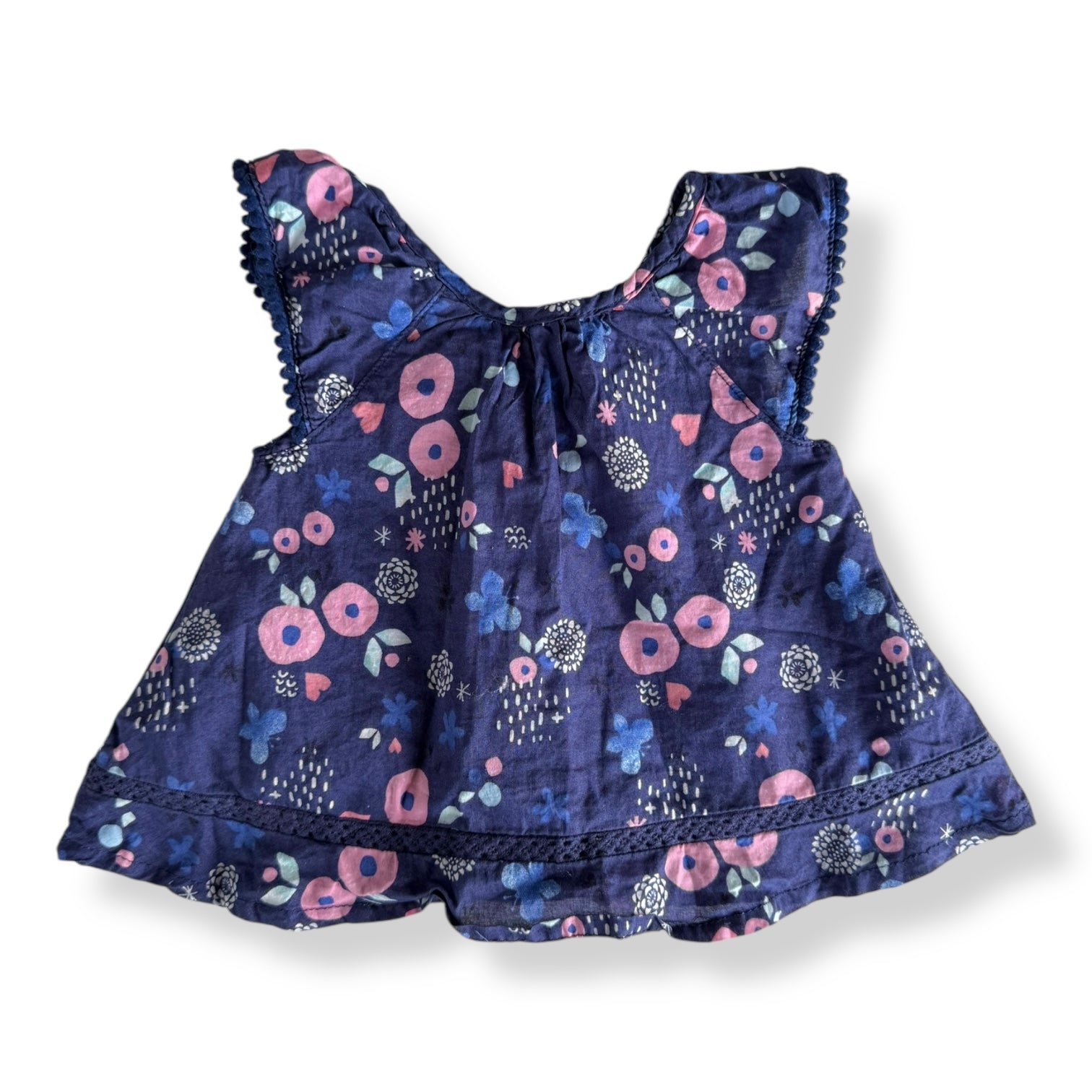 Dymples Floral Top - 3-6m