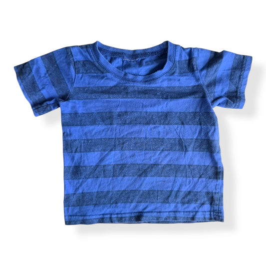 Blue Stripe Tshirt - Size 1-2