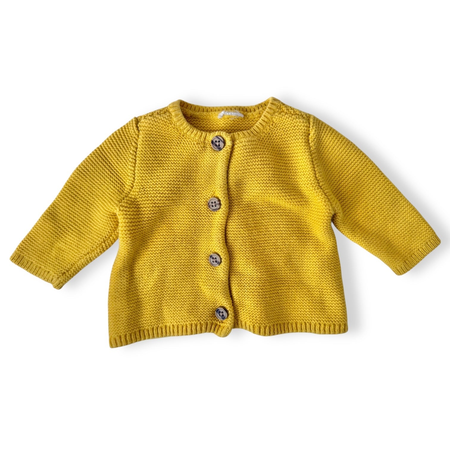 Mustard Knit Cardi - Newborn -
