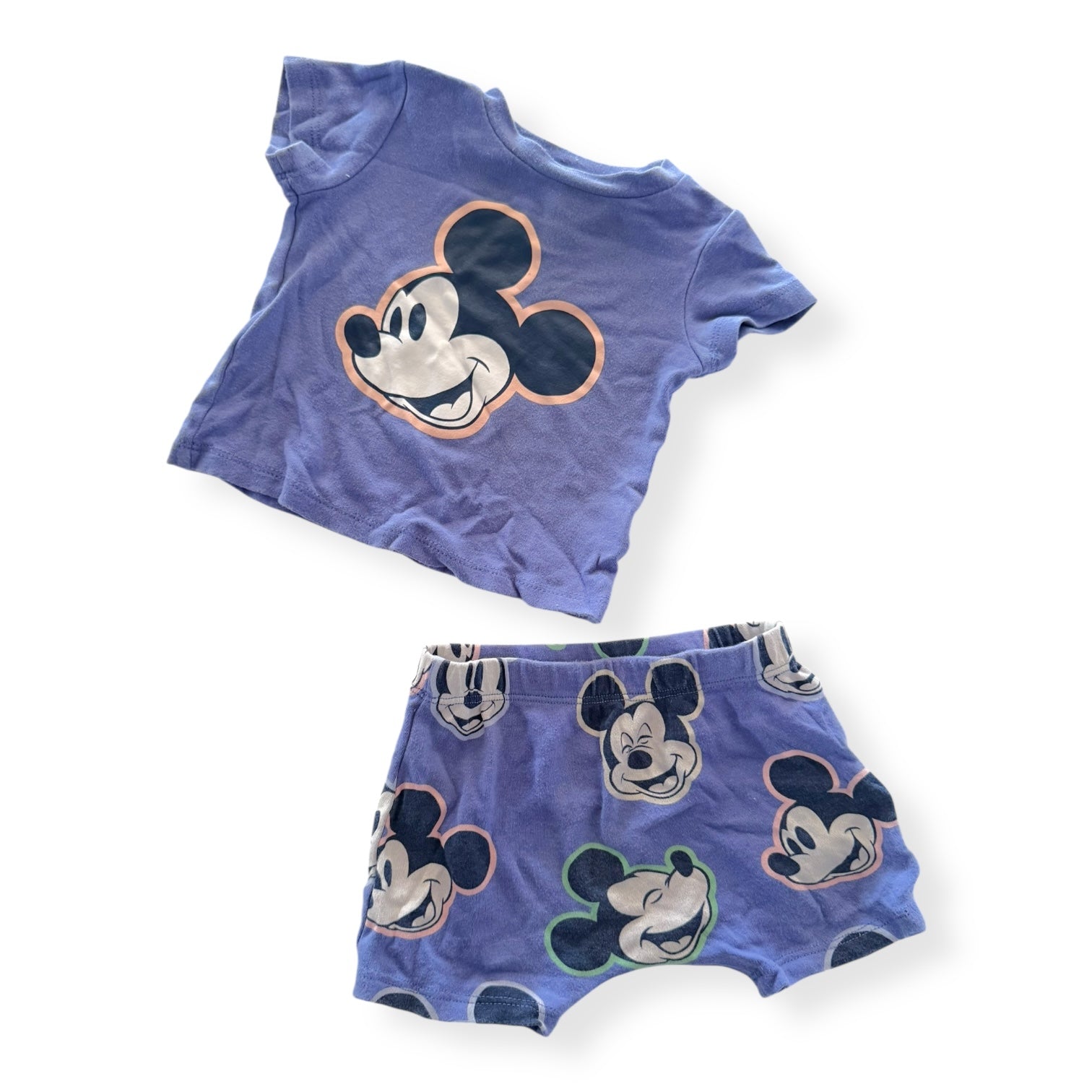 Disney PJ's purple - 3-6m