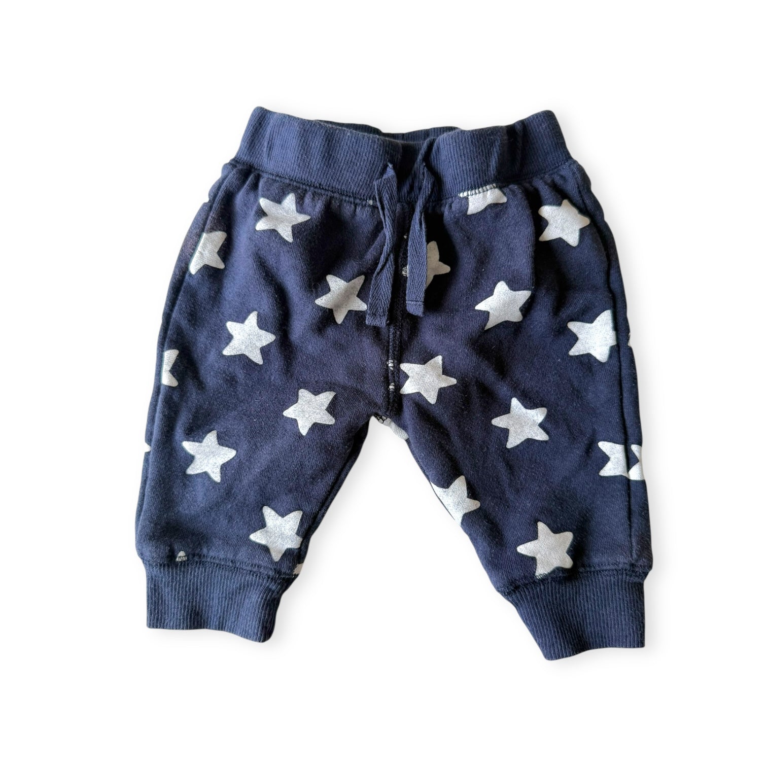 Navy Stars Trackpants - 3-6m