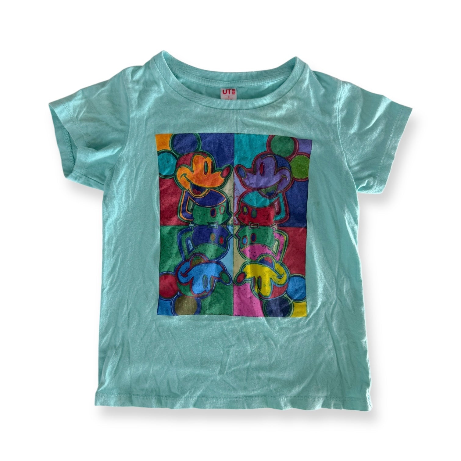 Uniqlo Inverted Mickey Tee - Size 8