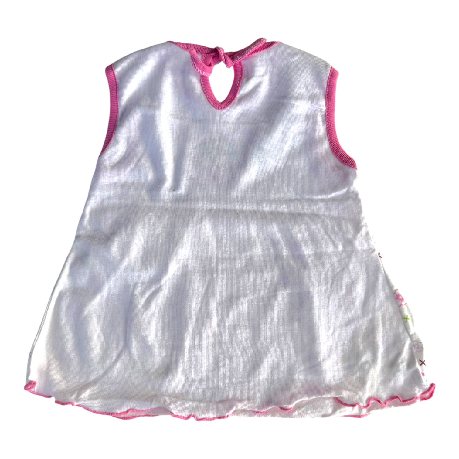 Vintage Look Summer Dress Flower Pot - 6-9m