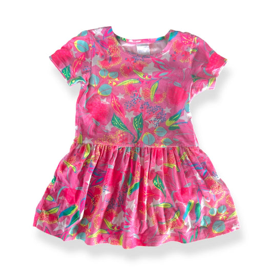 Bonds Pink Bodysuit Dress - 12-18m