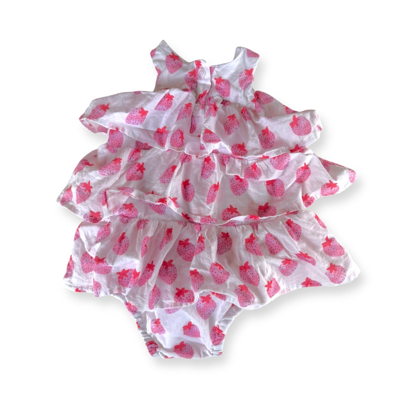 SEED Strawberry Bodysuit dress - 3-6m