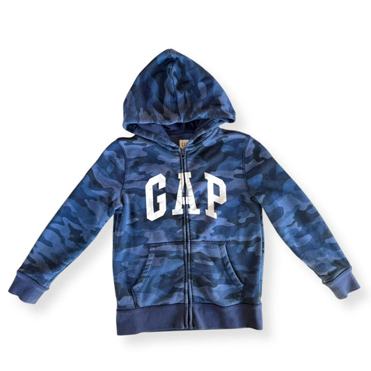 Blue Camo GAP Hoodie - Size 8