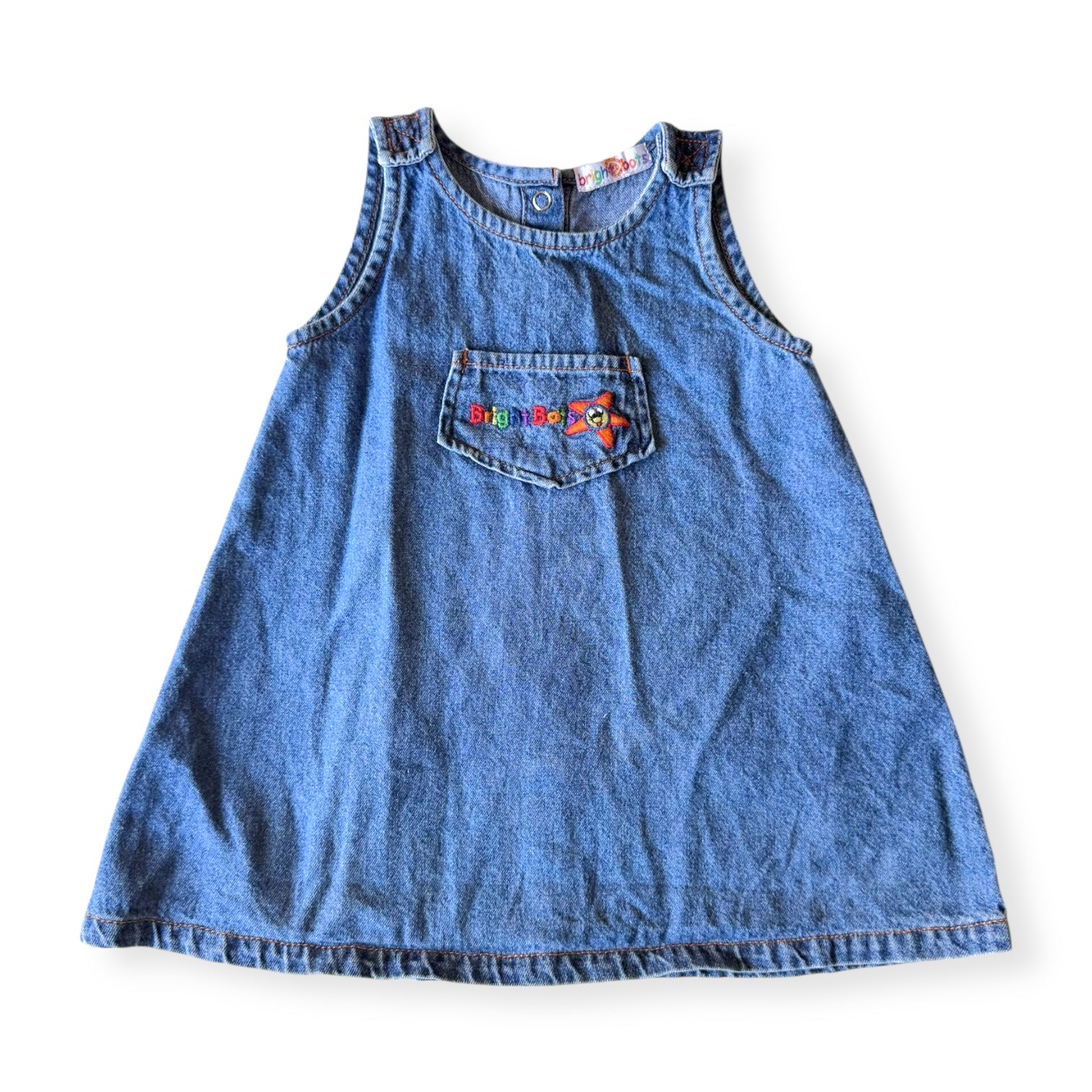 Vintage Bright Bots Dress - 6-12m