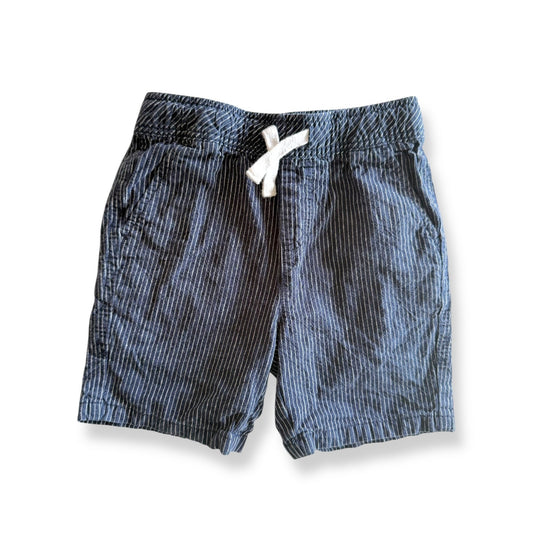 Navy Stripe Shorts - Size 3