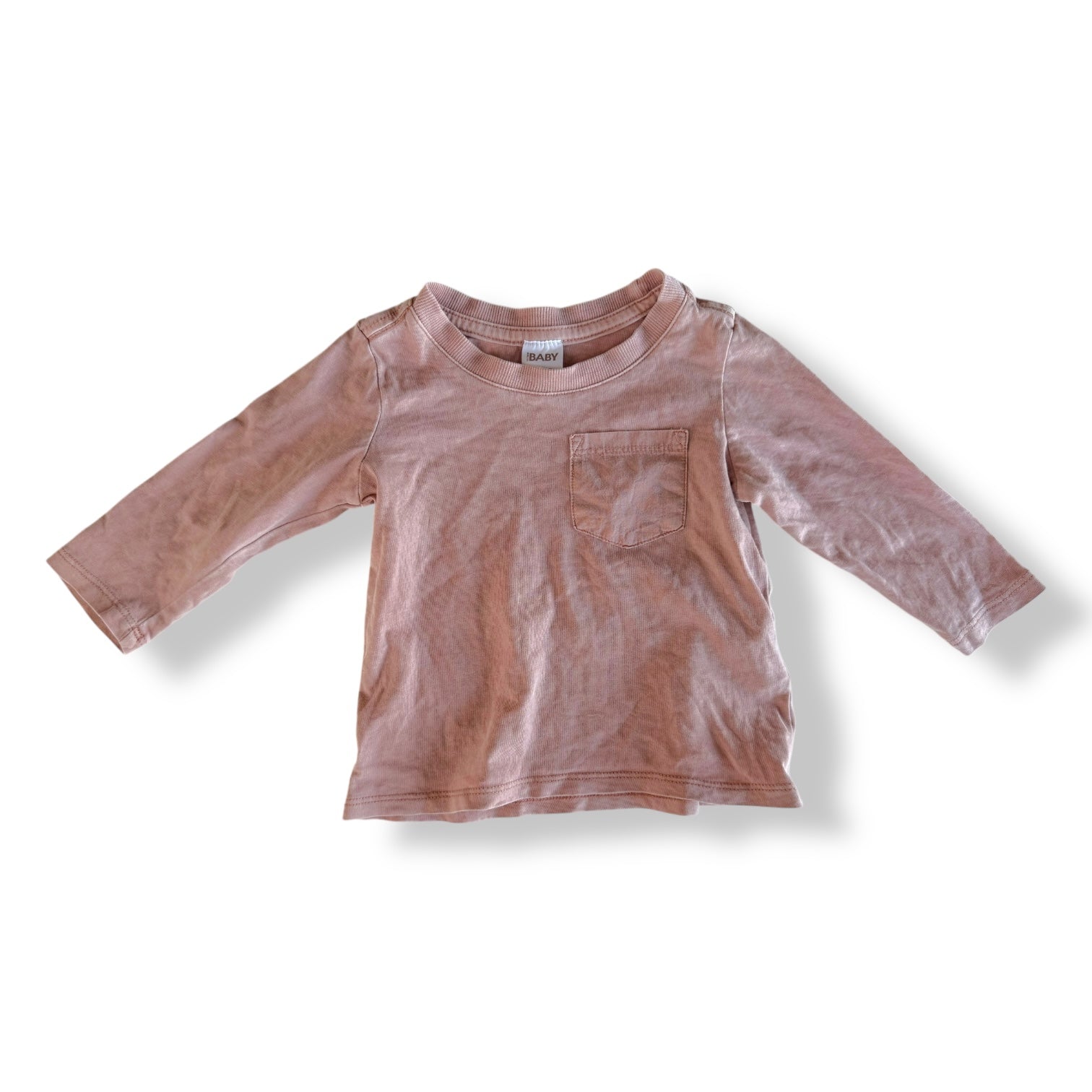 Pale pink Longsleeve - 6-12m
