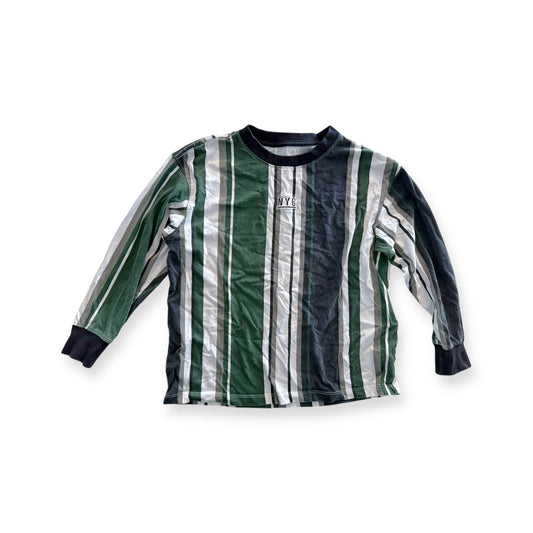Green Stripe NYC longsleeve - Size 10