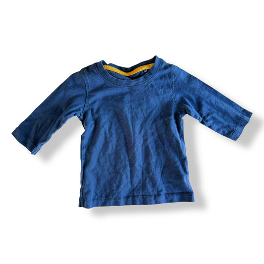 Blue Longsleeve - 3-6m