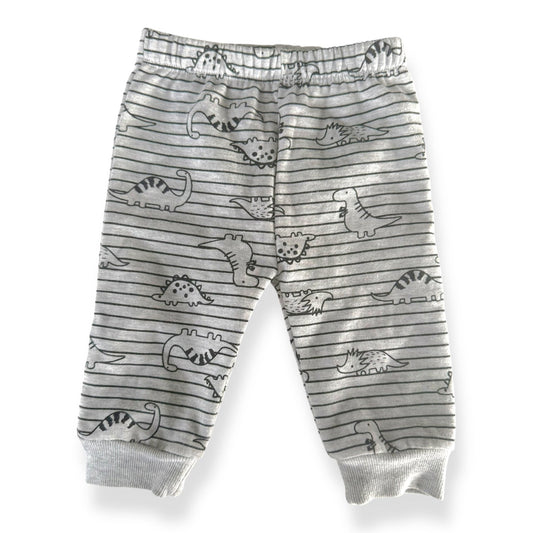 Dinosaur Stripe Pants - 3-6m