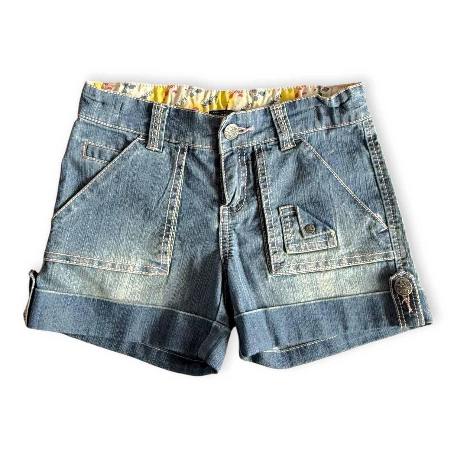 Denim Cargo Shorts - Size 8 - Pumpkin Patch