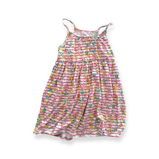 Flower Stripe Dress - Size 5