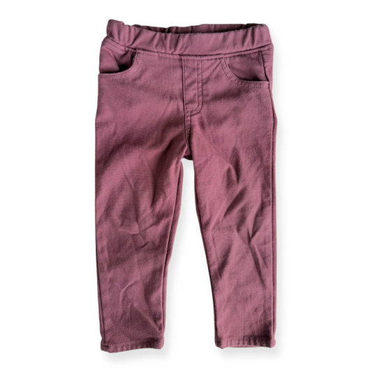 Teeny Weeny Mauve pants - 12-18m