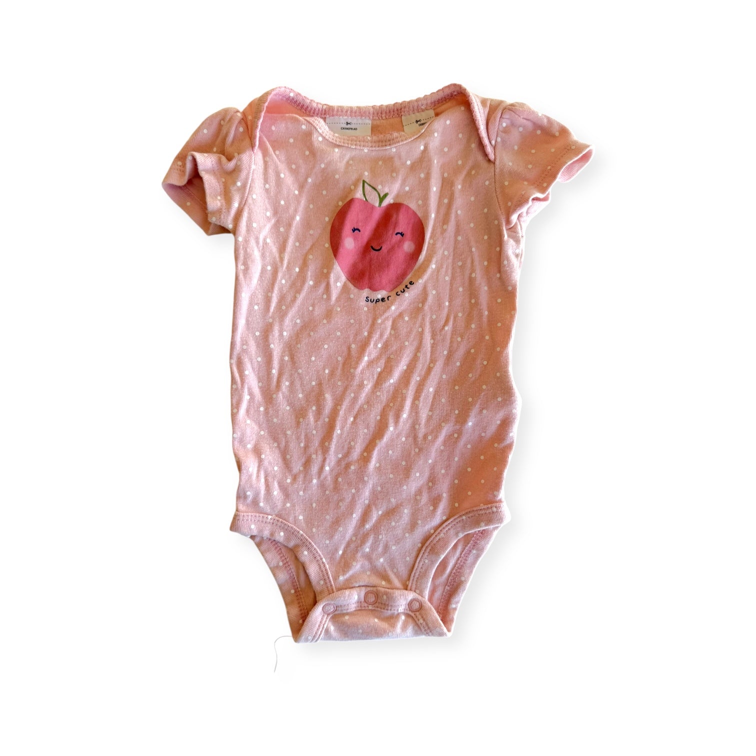 Pink Spot Bodysuit - 3-6m