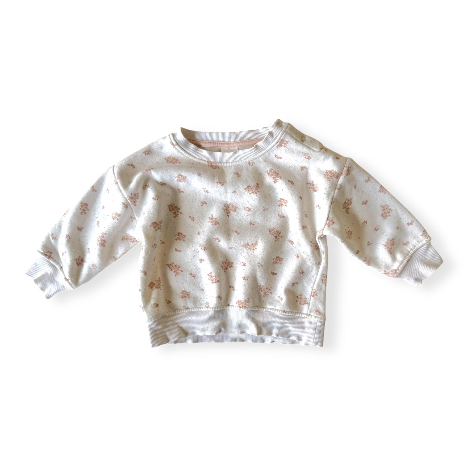 Floral Sweatshirt - Size 12-18m