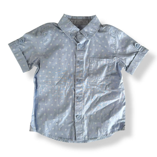 Blue print shirt - Size 3