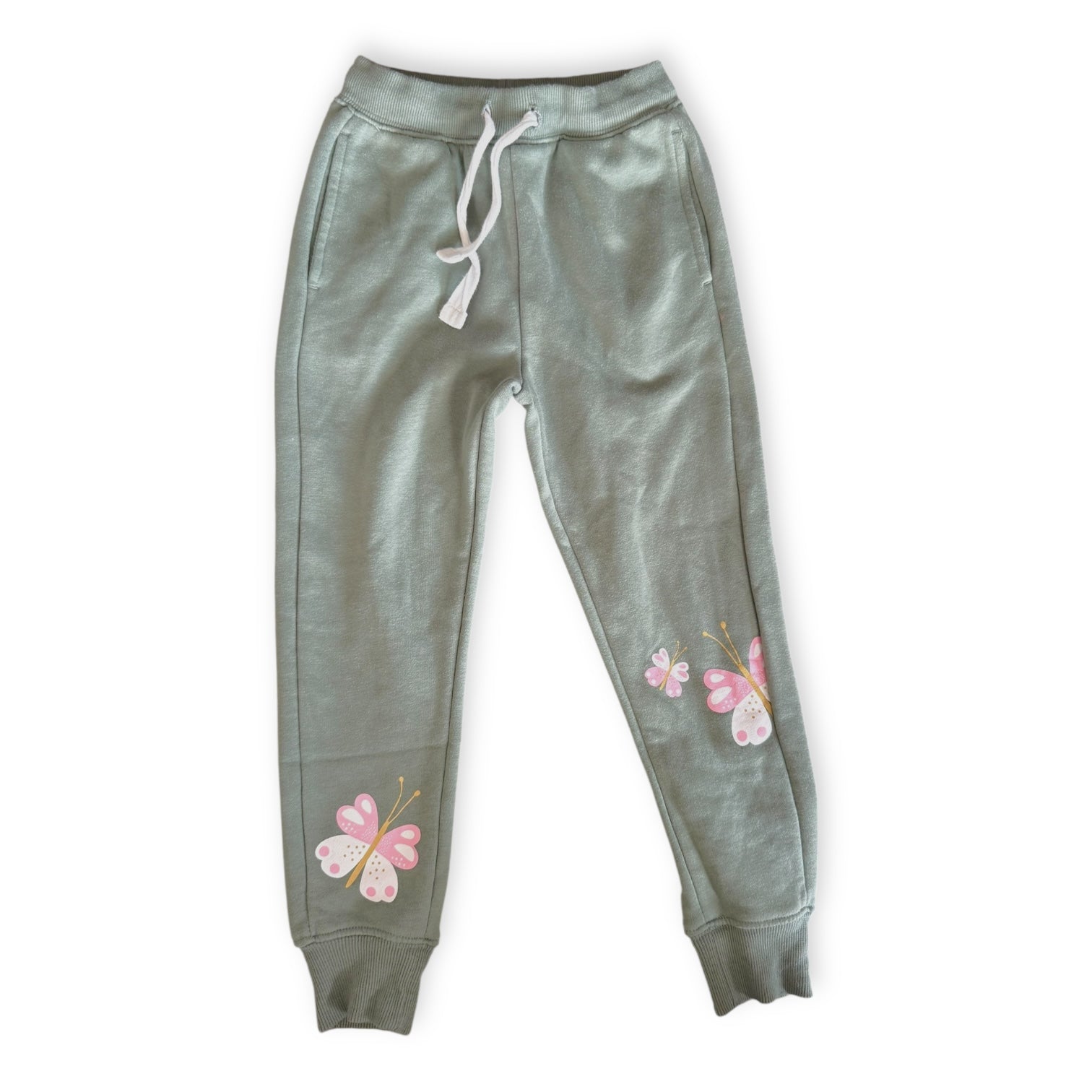 Green Butterfly Trackpants - Size 7 - Young Original
