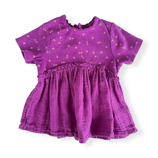 Purple Floral top - Size 4-5
