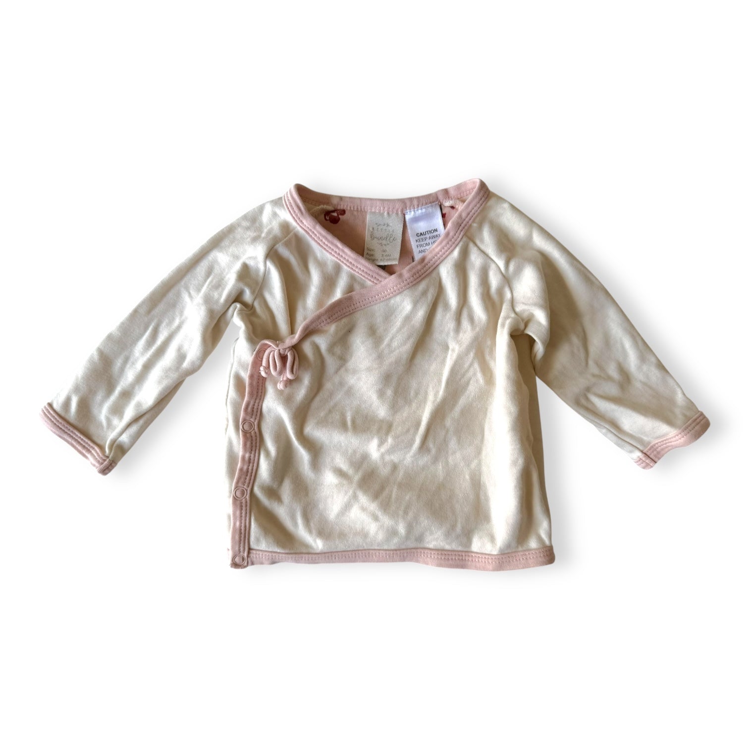 Little Bundle Wrap Cardi - 3-6m