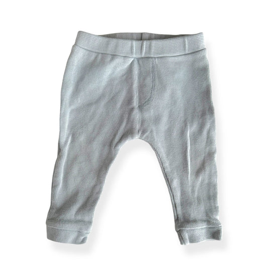 Pale Green waffle pants - 6-12m