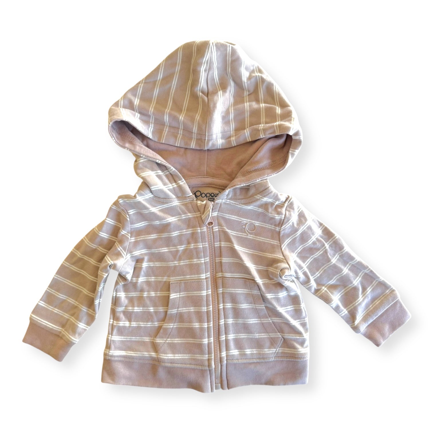 Stripe Zip Hoodie - NB