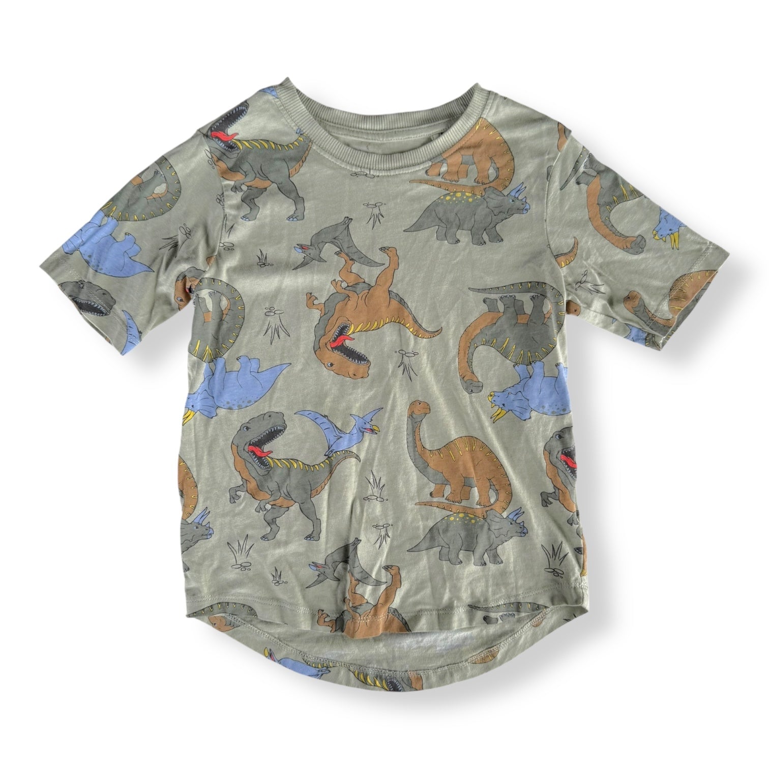 Green Dinosaur Tshirt - Size 7