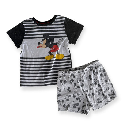 Mickey Mouse PJ's grey - Size 3