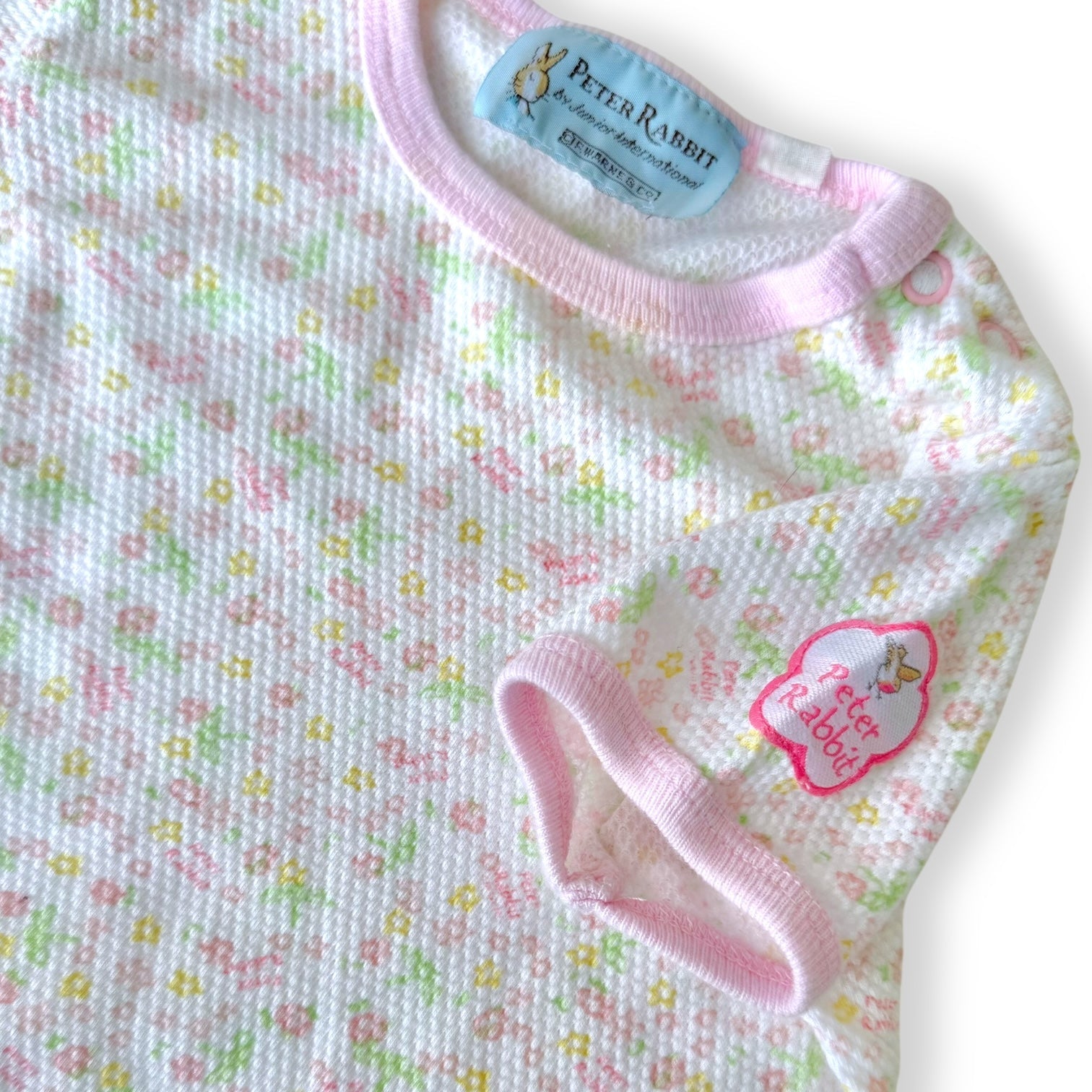 Floral Vintage Tee - 6-12m - Peter Rabbit