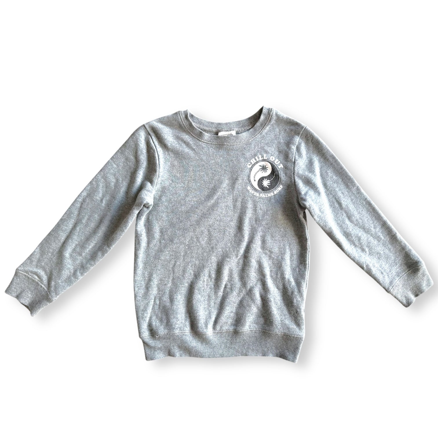 Chill out Grey Sweatshirt - Size 7 - Cotton on Kids