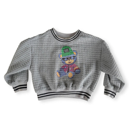 Oversized Bear Sweatshirt - Size 4-5 approx.
