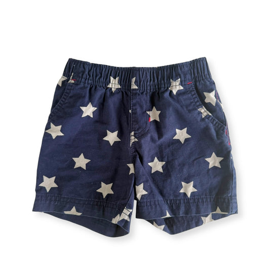 Navy Star Shorts - 12-18m