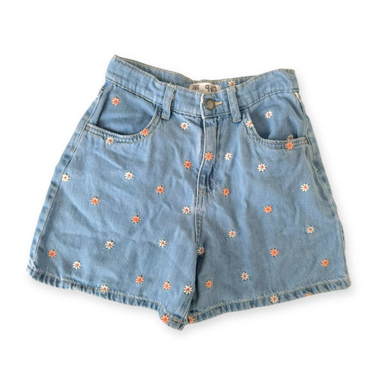 Cotton on Kids Floral Denim shorts - Size 9-10