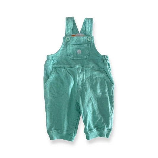 Pumpkin Patch Flower Overalls - 3-6m