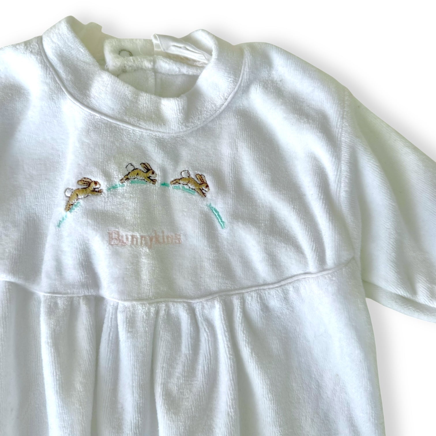 Bunnykins soft white Onsie - 0-3m - Bunnykins