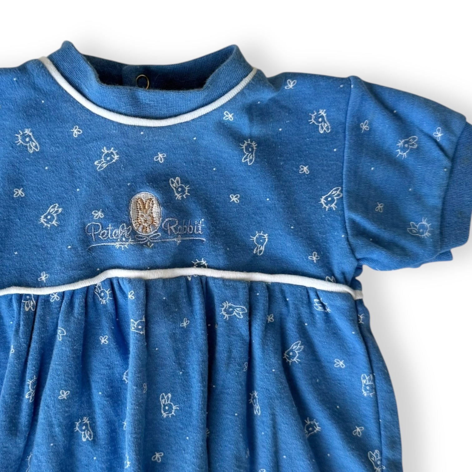 Blue Vintage Peter Rabbit Romper - 6m - Peter Rabbit