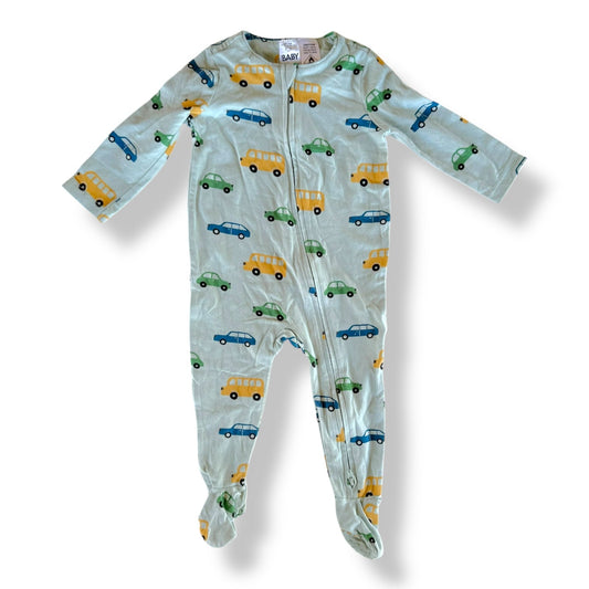 Cars Zip Onsie - 6-12m