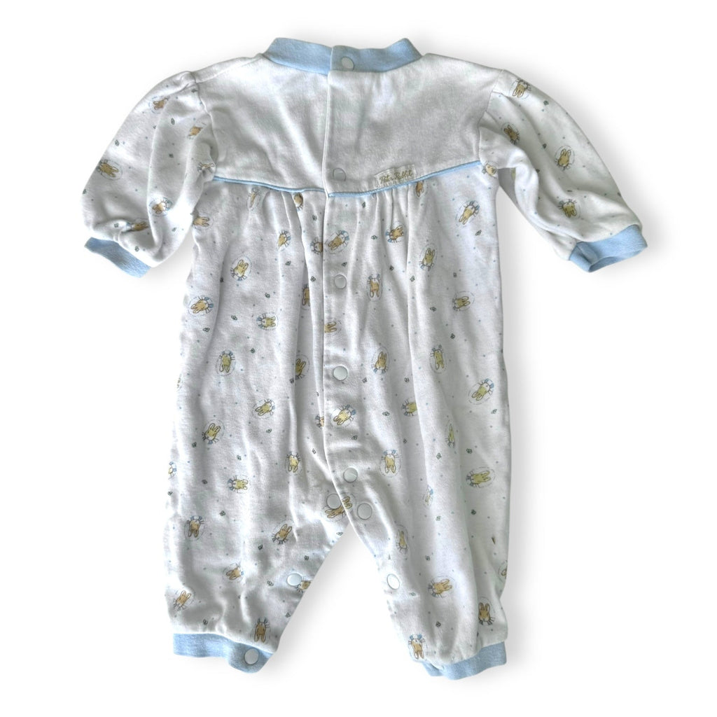 White Vintage Peter Rabbit Romper - 3m - Peter Rabbit