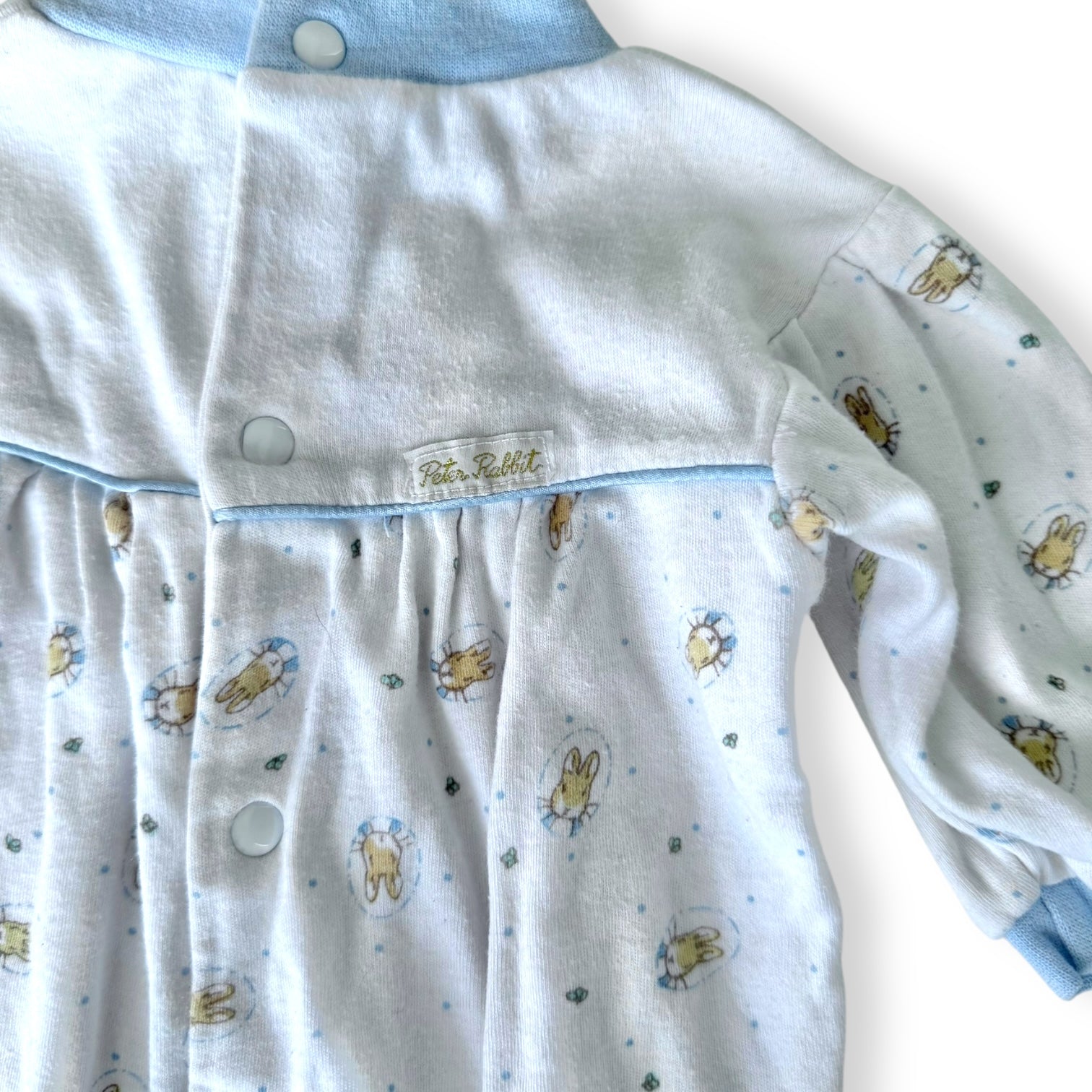 White Vintage Peter Rabbit Romper - 3m - Peter Rabbit